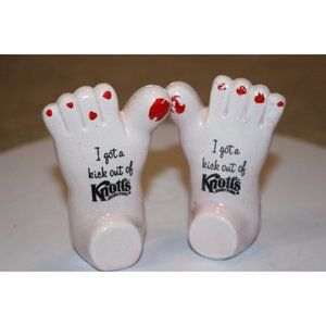 Salt & Pepper Shakers - Vintage Bare Feet from Knott's Berry Farm